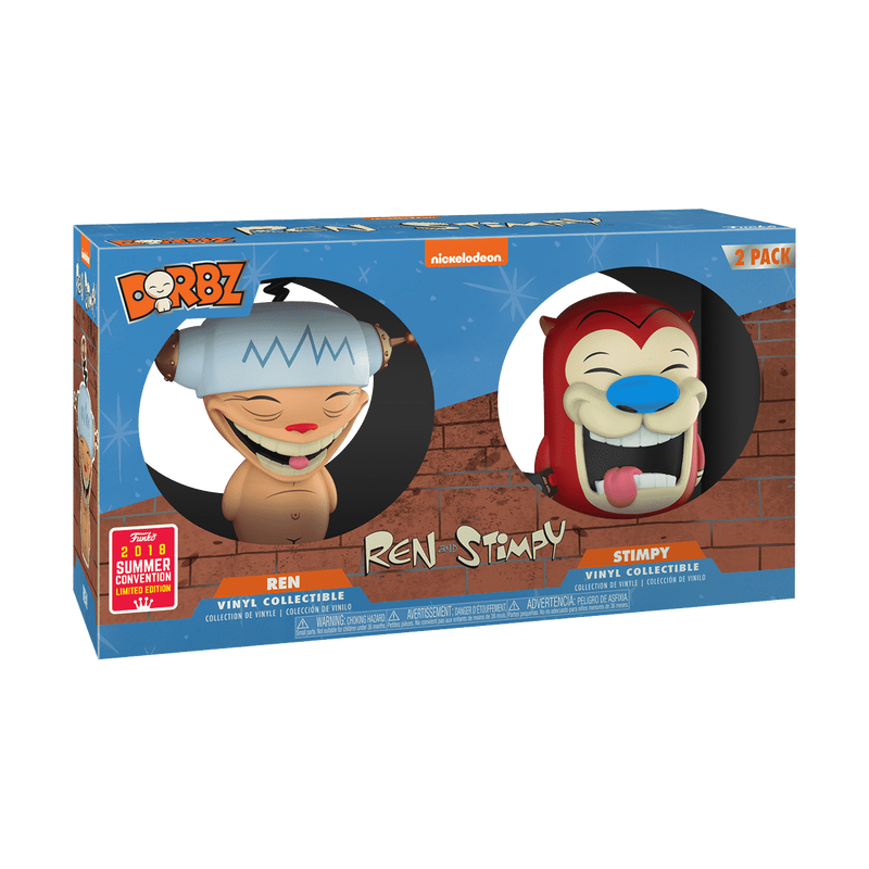 Dorbz Happy Happy Joy Joy Ren & Stimpy -2 Pack, , hi-res view 1