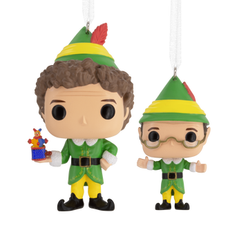 Buddy the Elf & Papa Elf Ornament, , hi-res view 2