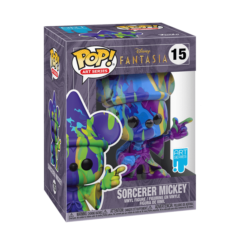 Pop! Artist Series Sorcerer Mickey #2 with Pop! Protector, , hi-res view 2