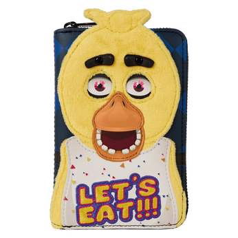 Five Nights at Freddy's Chica Plush Cosplay Zip Around Wallet, Image 1