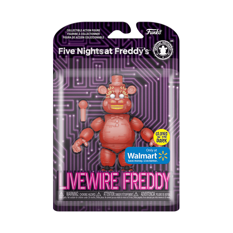 Livewire Freddy (Glow) Action Figure, , hi-res view 2