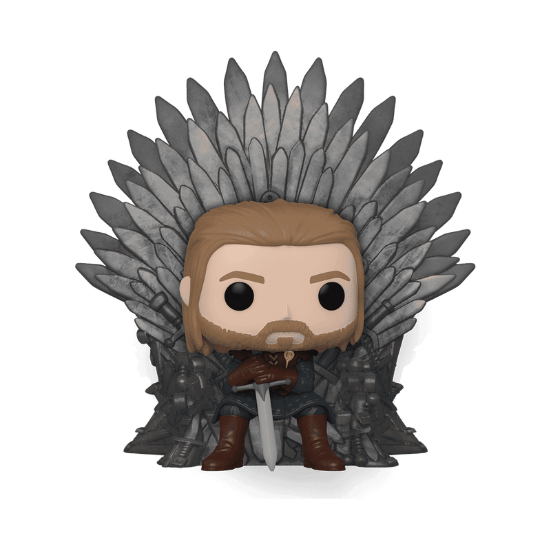 Buy Pop Deluxe Ned Stark on Throne at Funko