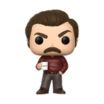 Pop! Ron Swanson with Coffee, , hi-res view 1