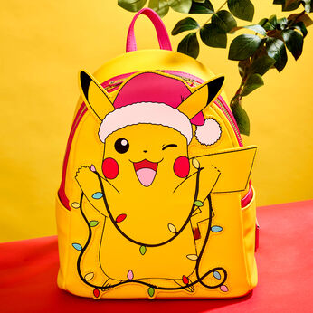Pokémon Santa Pikachu String Lights Light Up Mini Backpack, Image 2