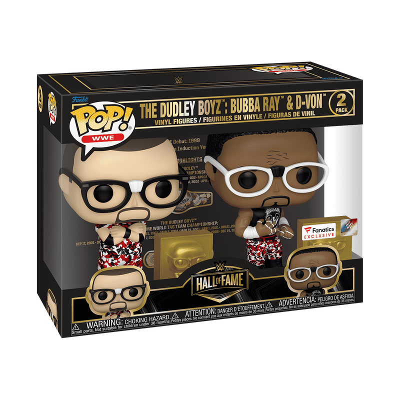 Pop! & Buddy The Dudley Boyz: Bubba Ray & D-Von (2018 Hall of Fame) 2-Pack, , hi-res view 2