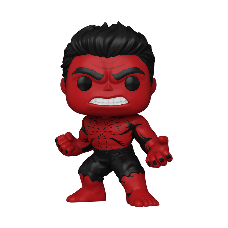 Pop! Super Red Hulk (Retro Comic Deco), , hi-res view 1