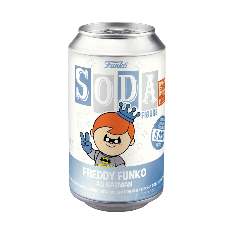 Vinyl SODA Freddy Funko as Batman (Blue), , hi-res view 2
