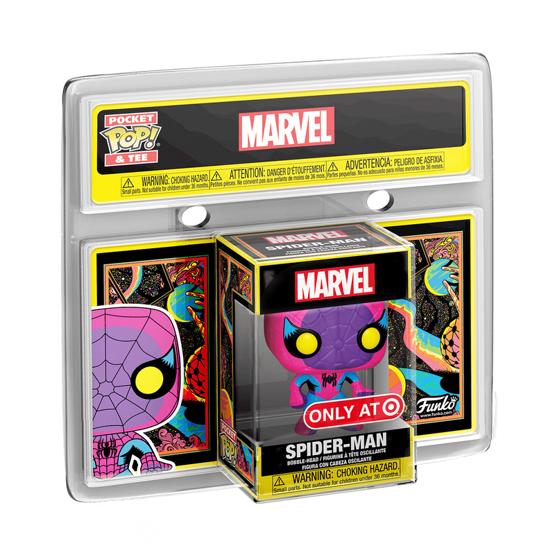 N4S Pocket POP&Tee: Blacklight-Spiderman(POP), , hi-res view 1