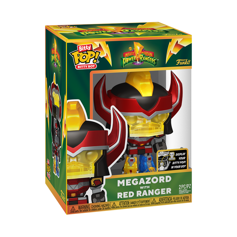 Bitty Pop! Bitty Bot Megazord with Red Ranger, , hi-res view 1