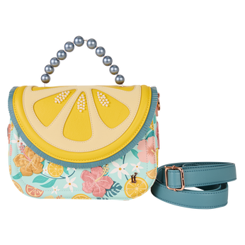 Loungefly Tropical Lemon Floral Crossbody Bag, Image 1