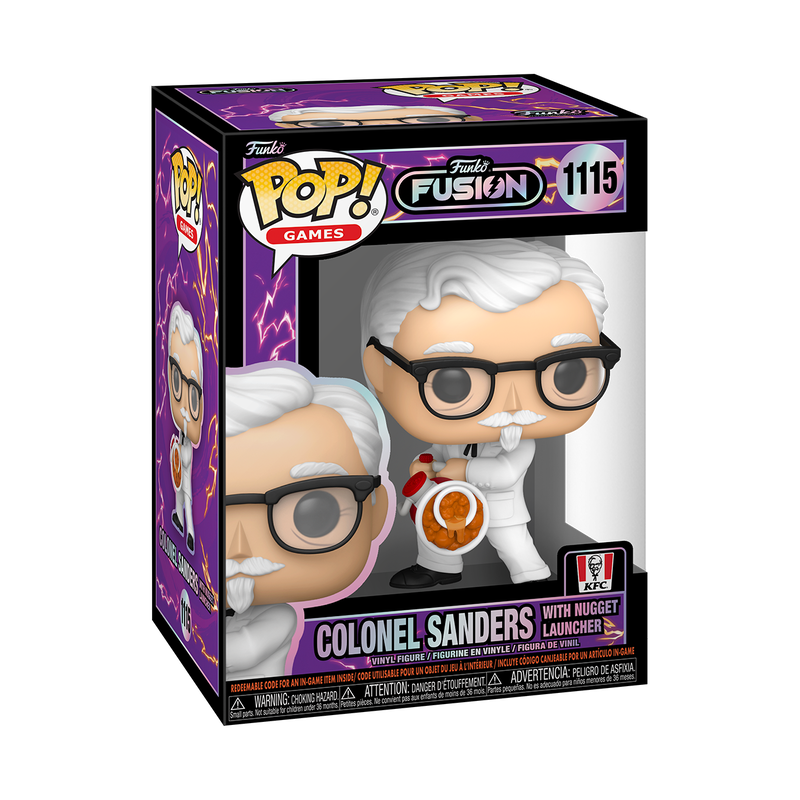 Pop! Colonel Sanders with Nugget Launcher (Funko Fusion), , hi-res view 2