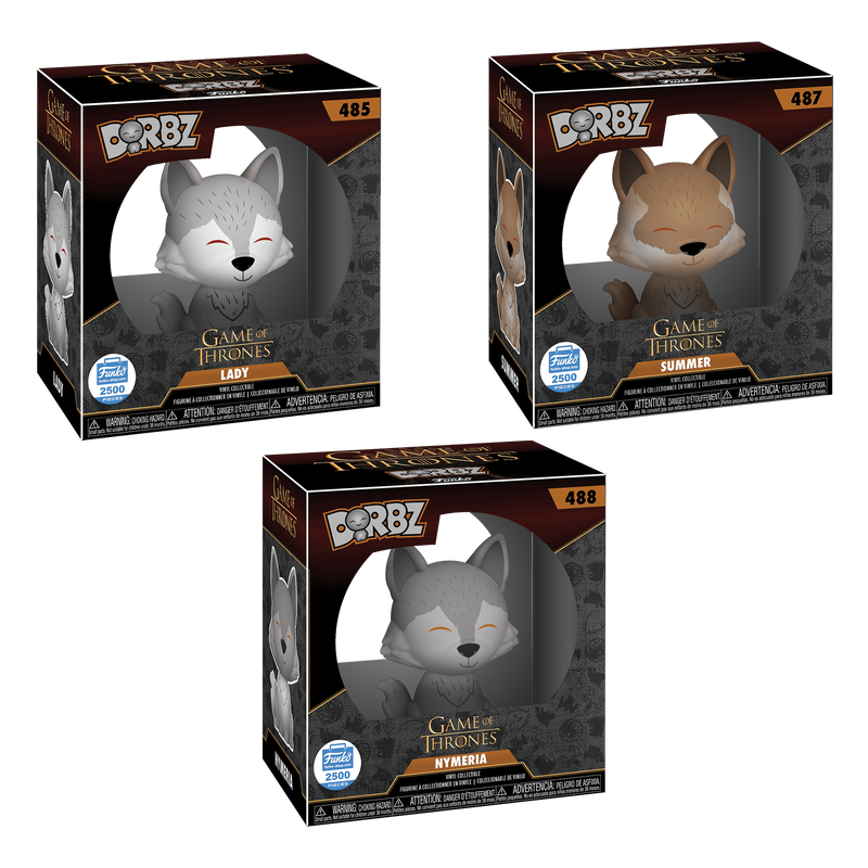 Dorbz Game of Thrones - Direwolves 3-Pack Bundle, , hi-res view 2