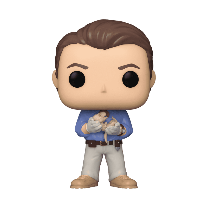 Pop! Dr. Alan Grant with Baby Dino (NFT Release), , hi-res view 1