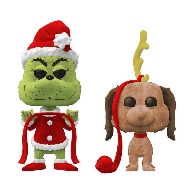 Pop! Grinch & Max 2-Pack (Flocked), , hi-res view 1