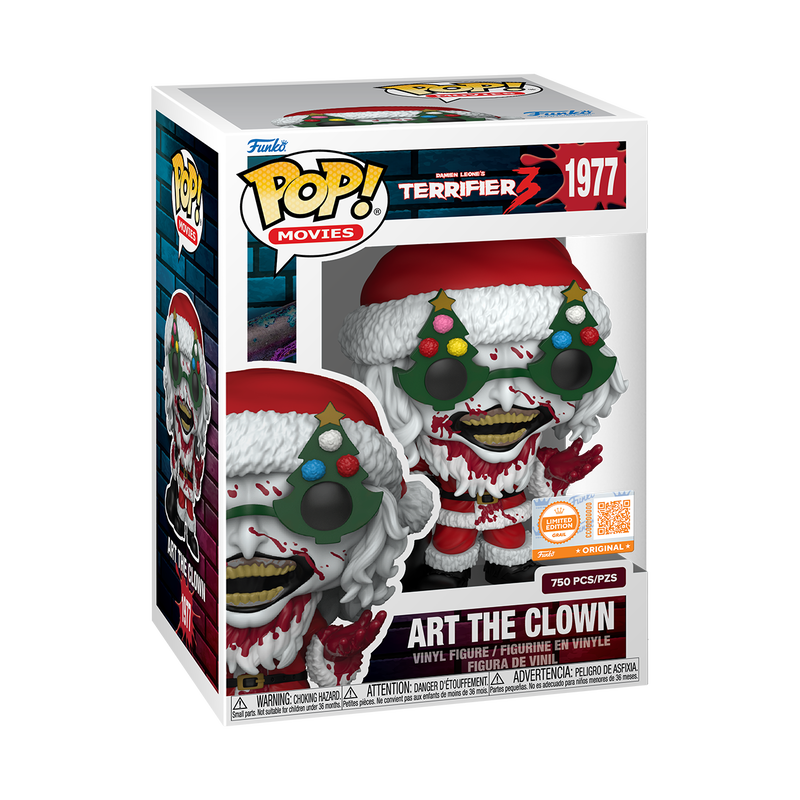 Pop!&nbsp;Art the Clown in Santa Suit (Bloody)&nbsp;with Pop! Protector, , hi-res view 2