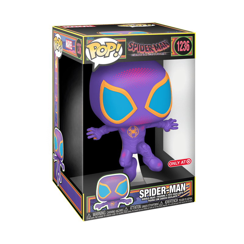 Pop! Jumbo Spider-Man (Miles Morales) (Black Light), , hi-res view 2