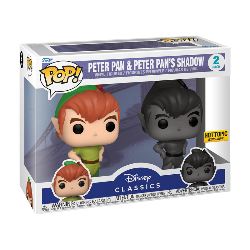 Funko POP Disney Peter Pan And Peter Pans Shadow Exclusive