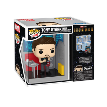 Pop! Nooks Tony Stark in his Workshop, Image 2