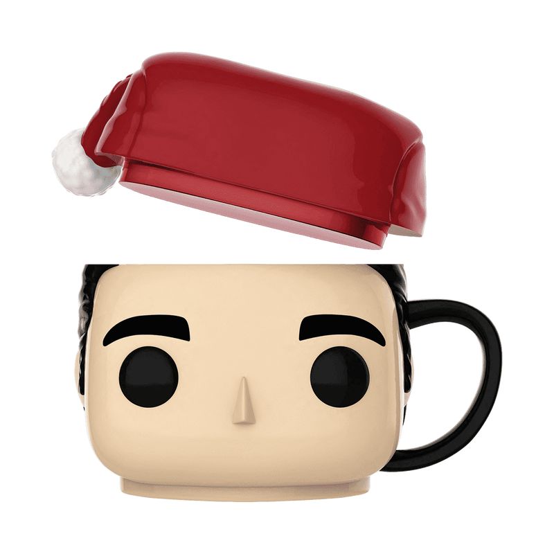 Pop! Mug & Pin Michael Scott As Fancy Santa, , hi-res view 3