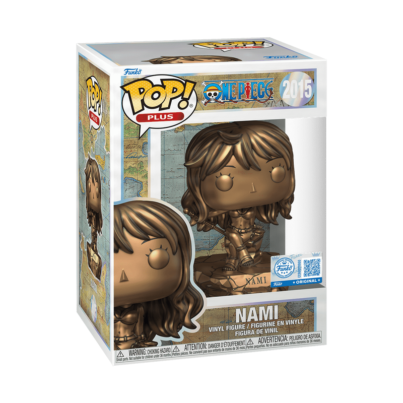 Pop! Plus Nami Statue (Bronze) with Pop! Protector, , hi-res view 2