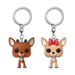 Pop! Keychain Rudolph & Clarice 2-Pack, , hi-res view 1