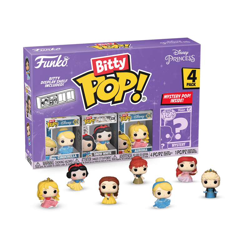 Bitty Pop! Disney Princess 4-Pack Series 3, , hi-res view 1