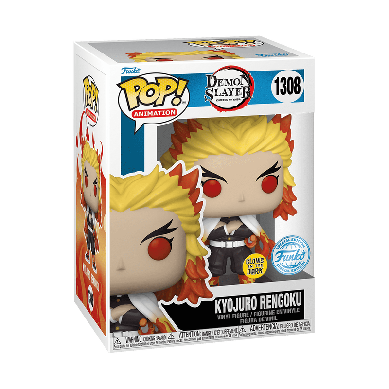 Pop! Kyojuro Rengoku (Glow), , hi-res view 3