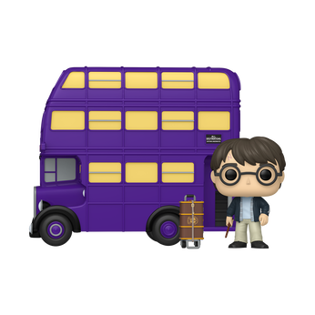 Pop! Rides Super Deluxe Harry Potter with Knight Bus, Image 1