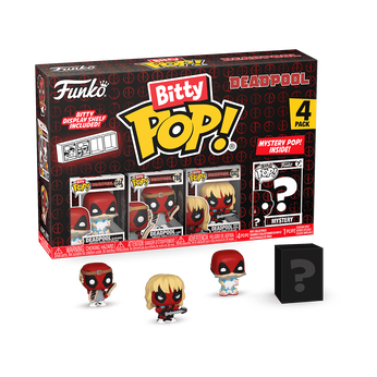 Bitty Pop! Deadpool 4-Pack Series 4,  Bitty Pop! Deadpool 4-Pack Series 4, Image 1