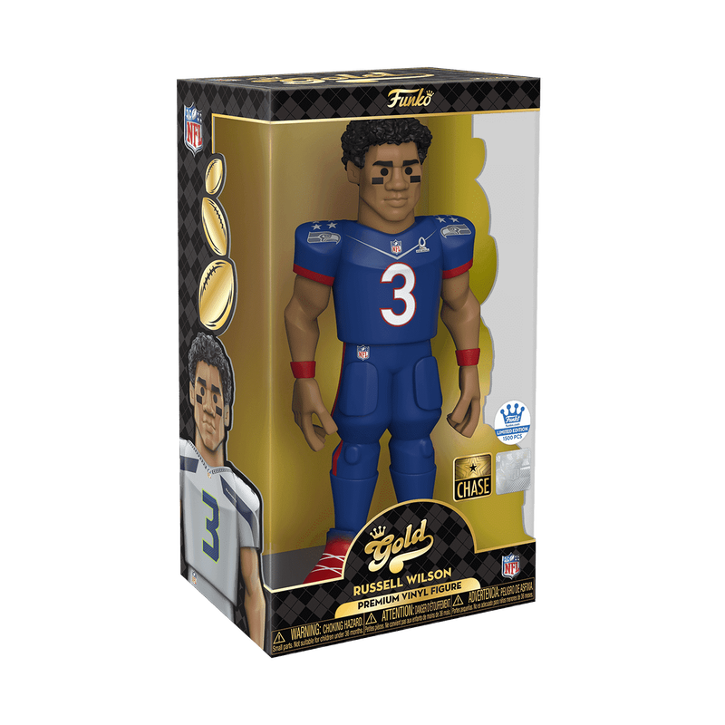 Vinyl GOLD 12" Russell Wilson (Grey Uniform) - Seahawks, , hi-res view 4