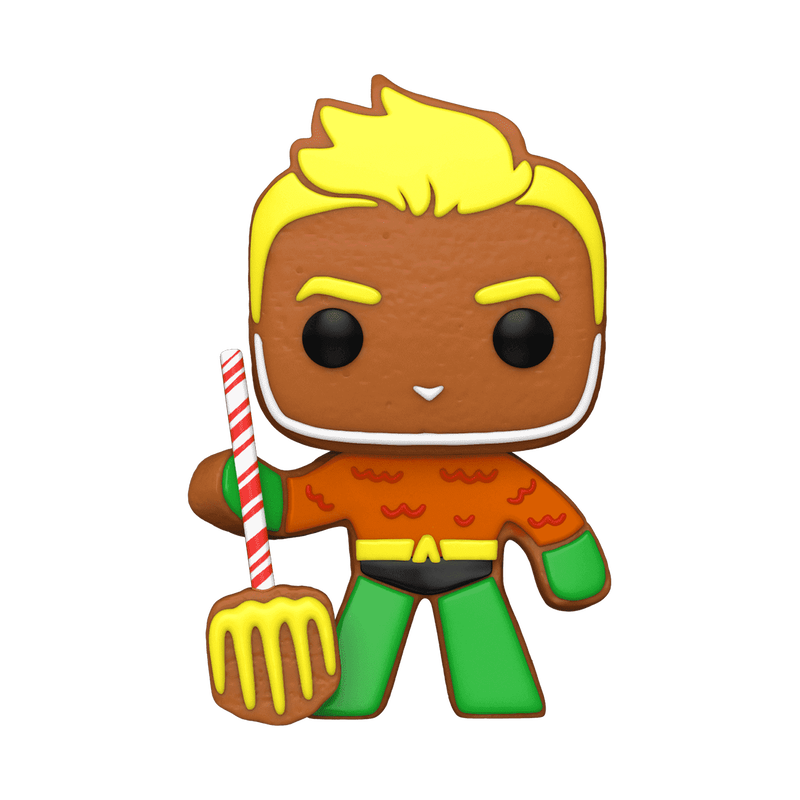 Pop! Gingerbread Aquaman, , hi-res view 1