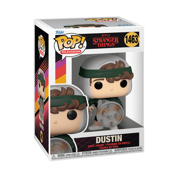 Pop! Dustin with Spear and Shield, Image 2