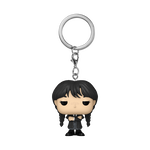 Pop! Keychain Wednesday Addams (Black Coat), , hi-res view 1