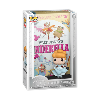 Pop! Movie Posters Cinderella with Jaq, Image 2