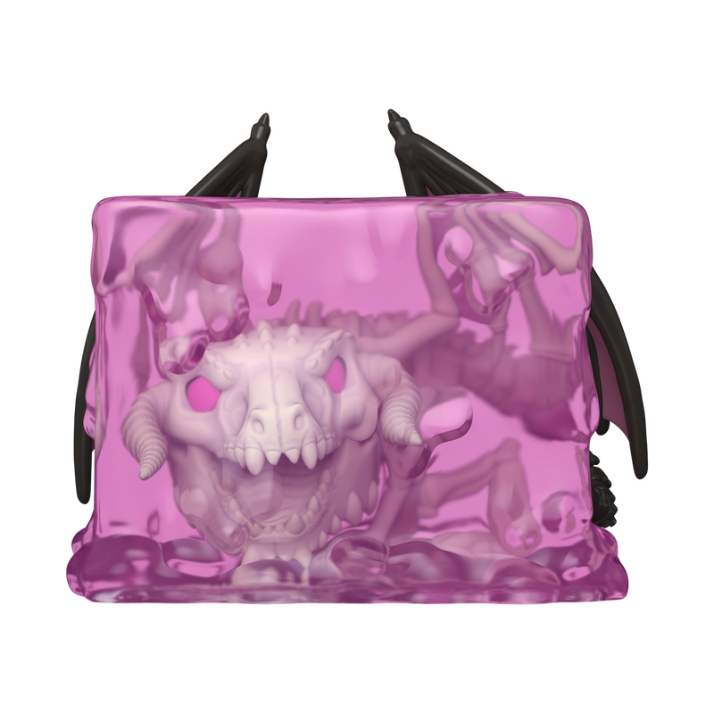 Pop! Deluxe Gelatinous Cube with Dracolich (Glow), , hi-res view 1