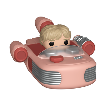 Bitty Pop! Pop! Rides Luke Skywalker and Speeder, Image 1