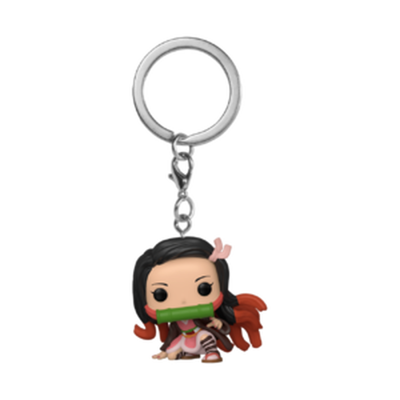 POP Keychain: Demon Slayer- Nezuko Kamado (HT/BL), , hi-res view 2