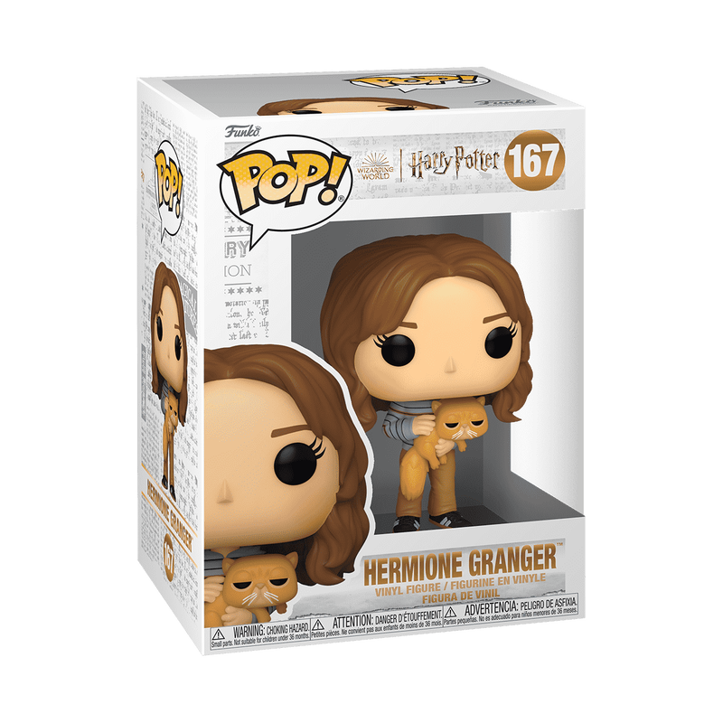 Pop! Hermione Granger with Crookshanks, , hi-res view 2