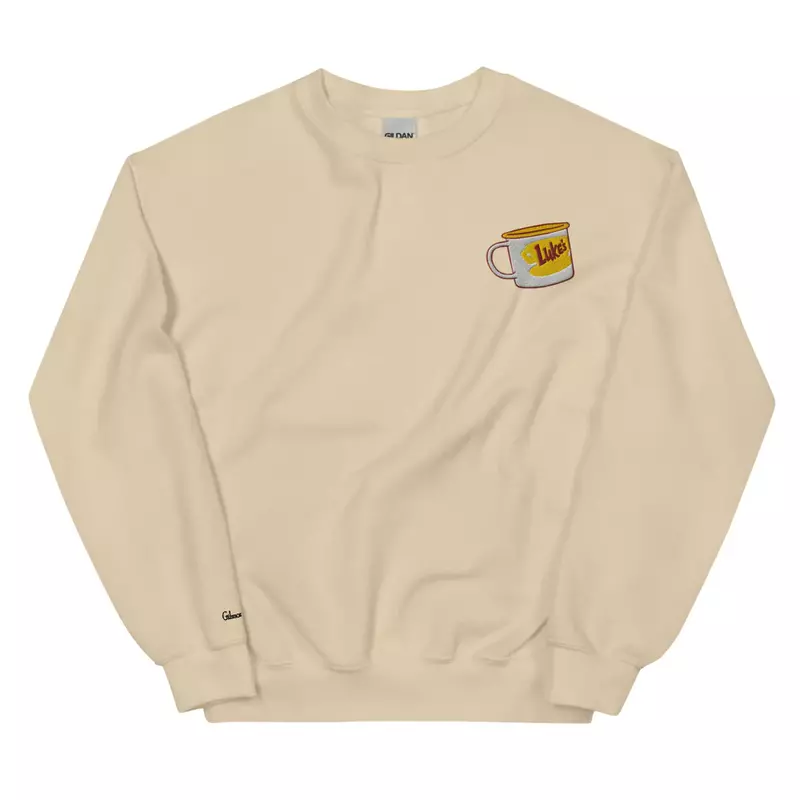 Gilmore Girls Luke's Diner Embroidered Crewneck Sweatshirt, , hi-res view 2