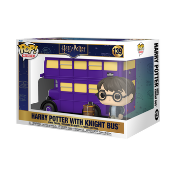 Pop! Rides Super Deluxe Harry Potter with Knight Bus, Image 2