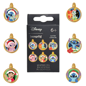 Lilo & Stitch Holiday Ornaments Mystery Box Pin, Image 1