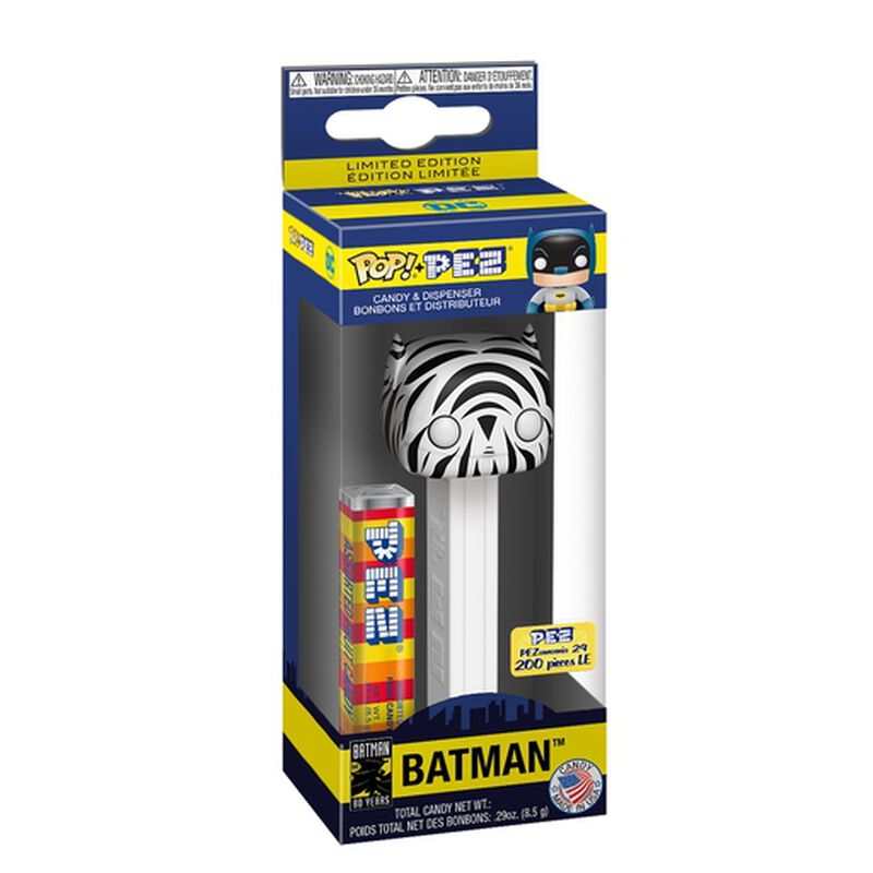 POP PEZ: DC- Batman (Zebra), , hi-res view 1