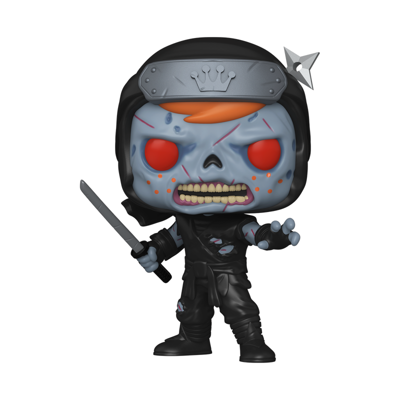Pop! Freddy Funko as Zombie Ninja (Glow) (NFT Release), , hi-res view 1