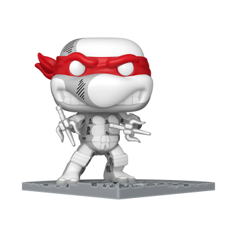 Pop! Raphael (Battle Damaged) (Comic Deco)（Nickelodeon）