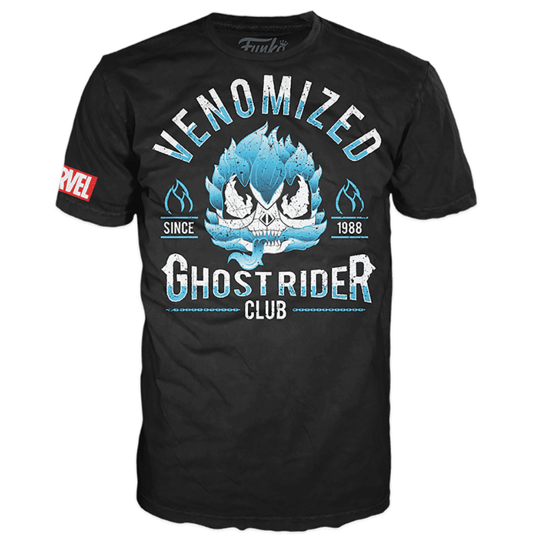 POP & Tee: Marvel Venom- Venom/Ghost Rider Tee (BU), , hi-res view 1