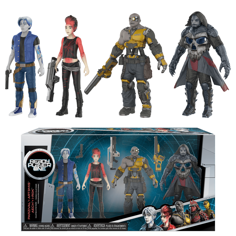 Ready Player One - 4 Pack - Parzival, Aech, Art3mis, i-R0k, , hi-res view 1