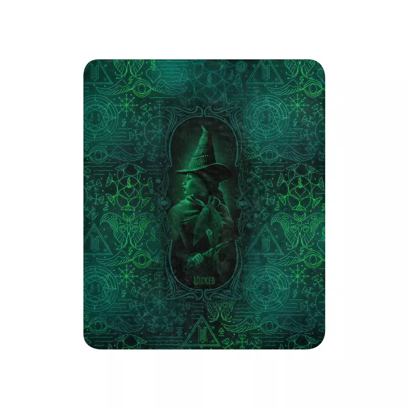 Wicked Elphaba Grimmerie Sherpa Blanket, , hi-res view 2