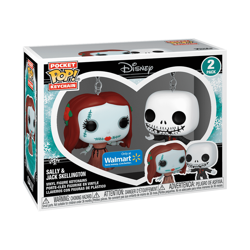Pop! Keychain Sally & Jack Skellington in Formal Wear 2-Pack, , hi-res view 2