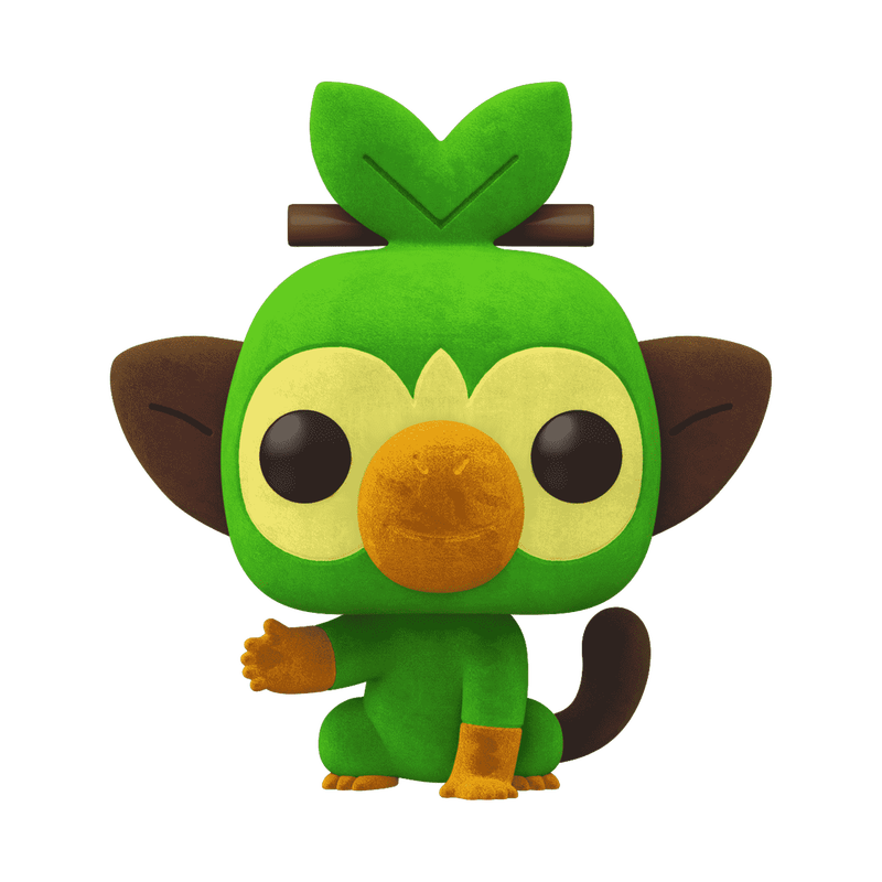 Pop! Grookey (Flocked), , hi-res view 1