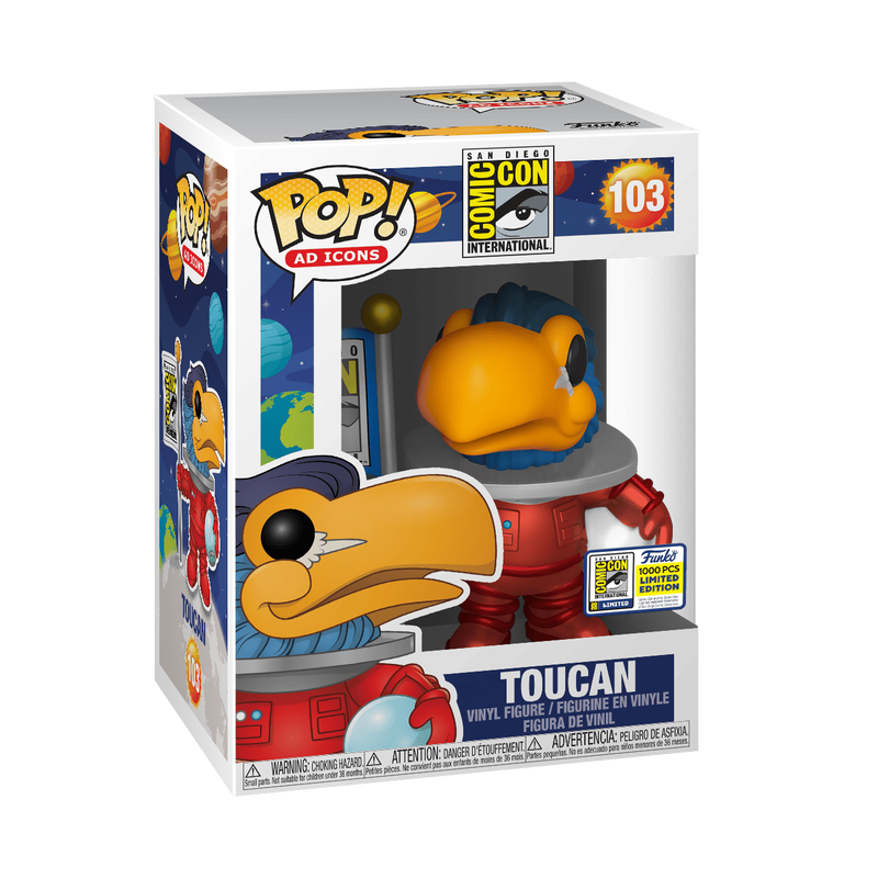 POP Mascots: SDCC- Toucan Astronaut (Red), , hi-res view 1